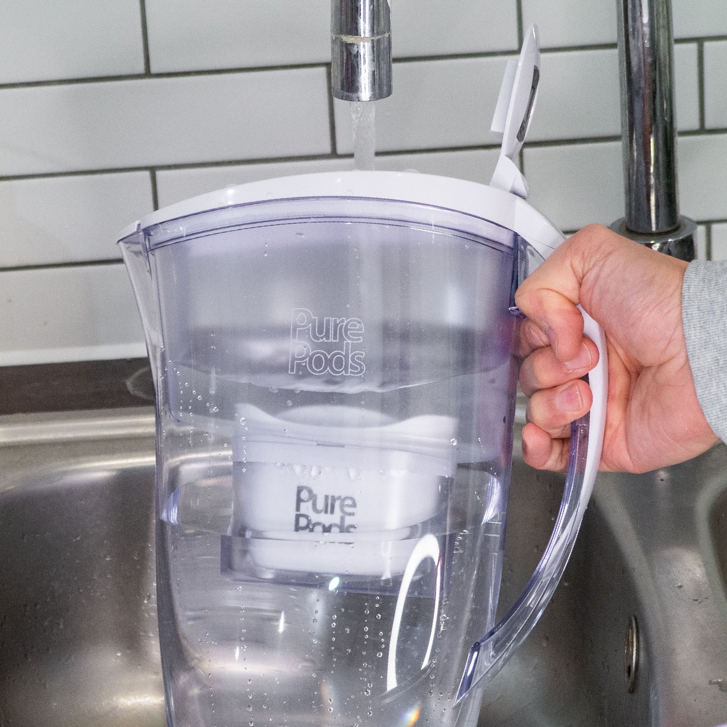 PurePods Water Filter Jug, 3 Month Kit