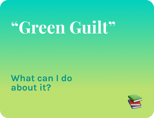 ‘Green Guilt’ - what can I do about it?