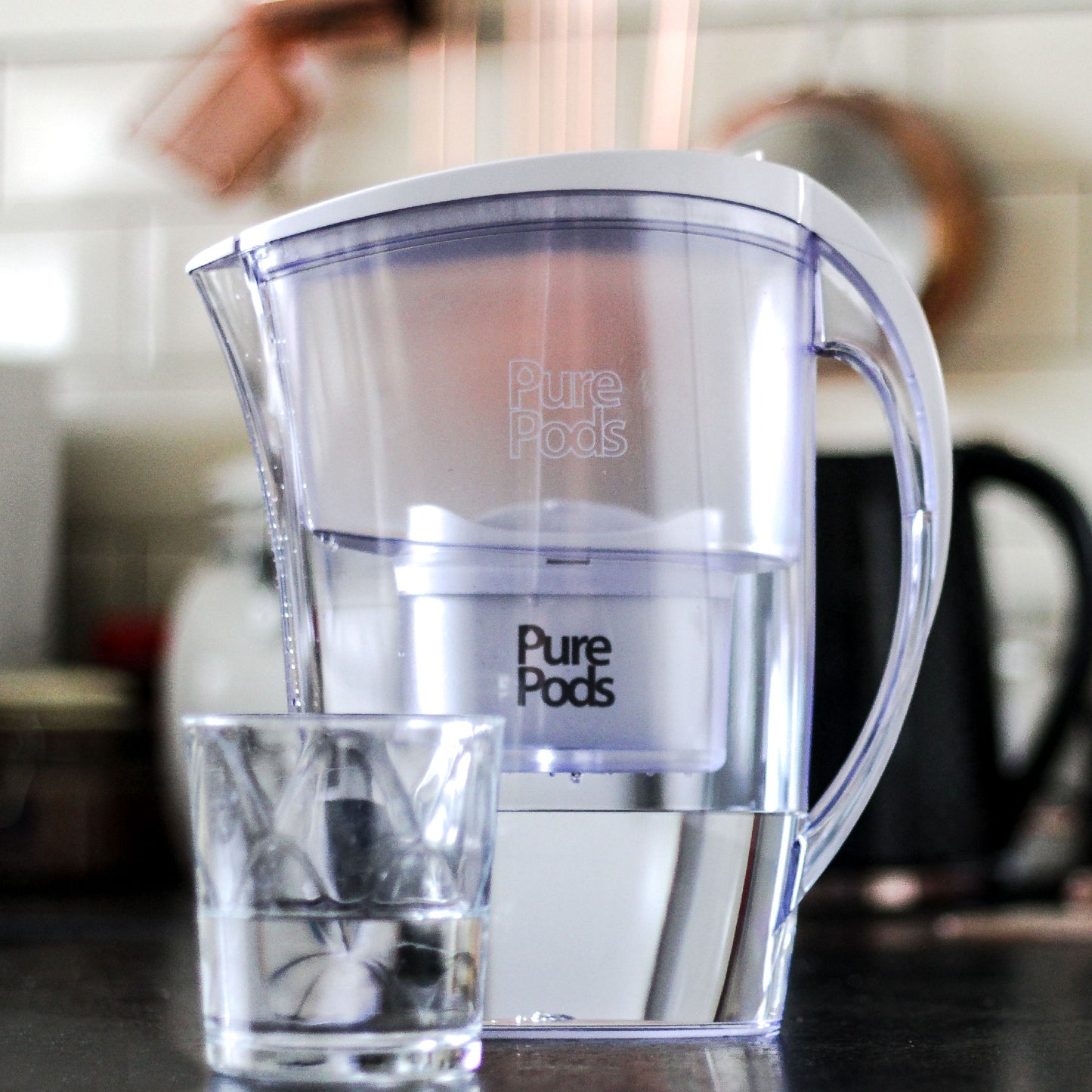 PurePods Water Filter Jug, 3 Month Kit