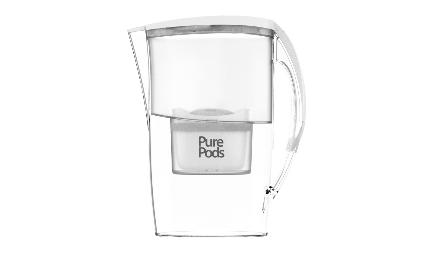 PurePods Water Filter Jug, 3 Month Kit